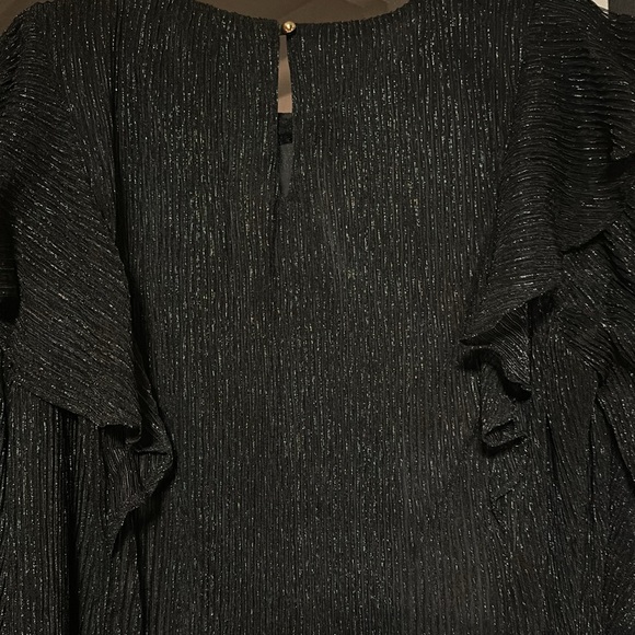Black Shimmery top size large J. Brooks Boutique - Picture 2 of 5